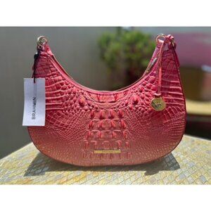 NWT Shimmery Pink Punch Melbourne Small Bekka Shoulder Bag